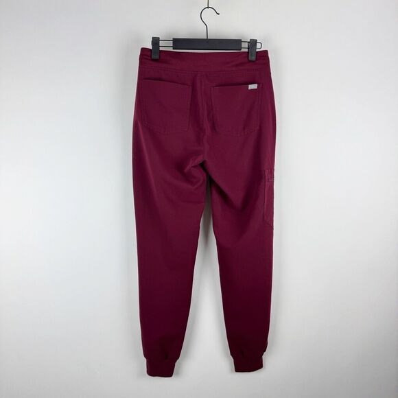Figs Zamora Jogger Scrub Pants Size XS Burgundy Red W18SW2005 - Picture 8 of 15